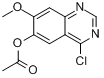 6-乙醯氧基-4-氯-7-甲氧基喹唑啉