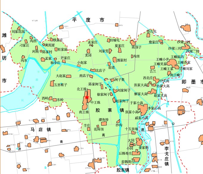 溝西村(山東青島膠州市膠萊鎮下轄村)