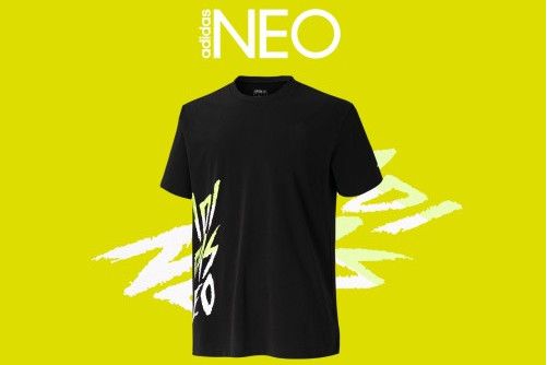 adidas neo M LOGO TEE 2 夏季運動短袖T恤