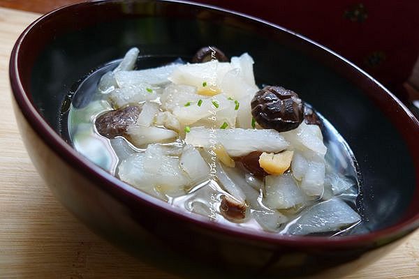 蘿蔔冬菇湯