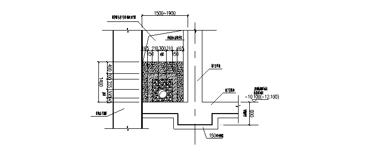 臨礦坑建築地下室導流盲溝排水系統施工工法