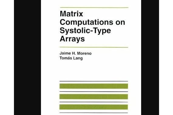 Matrix Computations on Systolic-type Arrays