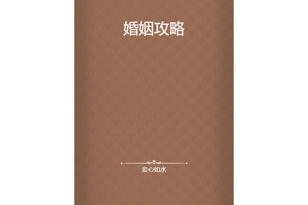 婚姻攻略(妾心如水創作的網路小說)