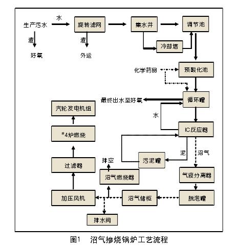 沼氣摻燒