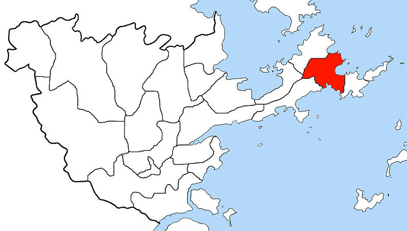 安凱鄉在連江縣的地理位置圖