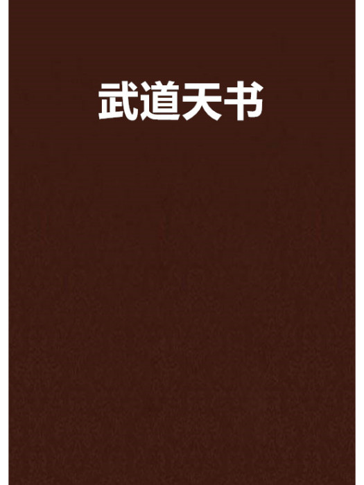 武道天書(古風正存創作的網路小說)