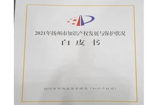 2021年揚州市智慧財產權發展與保護狀況白皮書