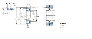 6313N軸承樣本圖