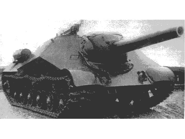 在IS-3坦克基礎上研製的ISU-152自行火炮