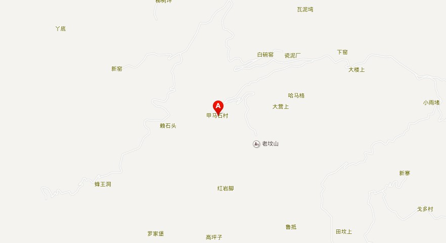 甲馬石村地理位置