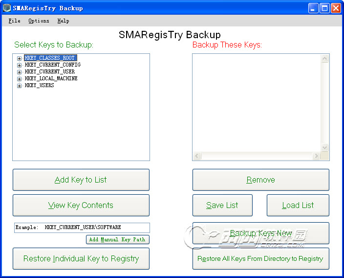 SMARegisTry Backup的截圖