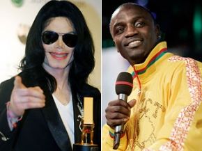 MJ 和 Akon