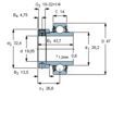 SKF YEL204-012-2FCW軸承