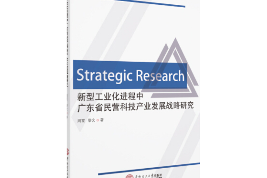 新型工業化進程中廣東省民營科技產業發展戰略研究(華南理工大學出版社出版圖書)