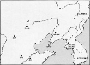 原田淑人調查朝鮮和中國古遺蹟示意圖