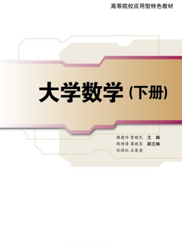 大學數學（下冊）（高等院校套用型特色教材）