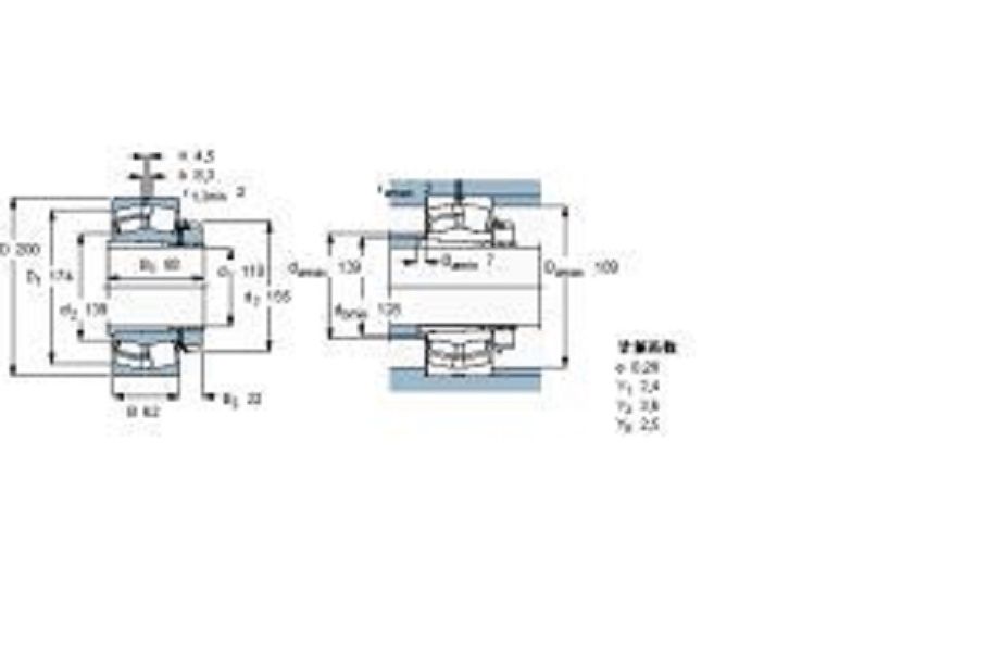 SKF 23124CCK-W33+H3124軸承