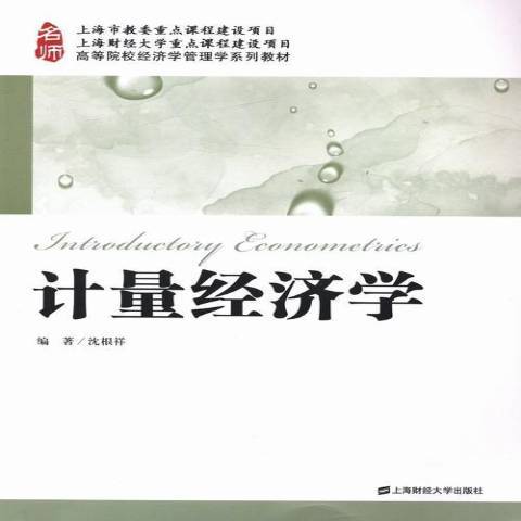 計量經濟學(2013年上海財經大學出版社出版的圖書)