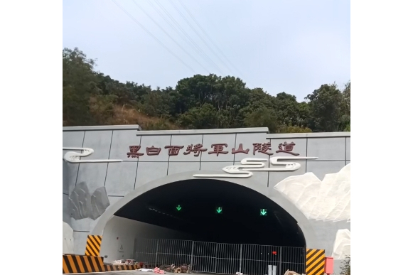 黑白面將軍山隧道