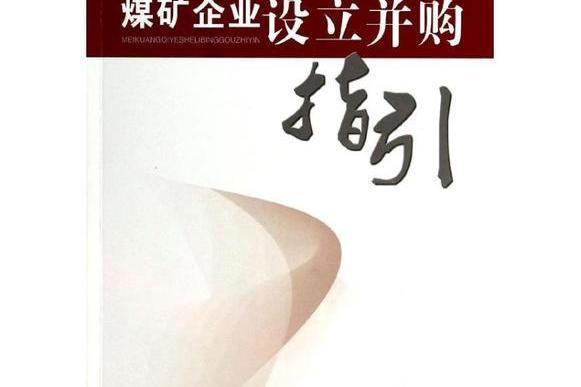 煤礦企業設立併購指引