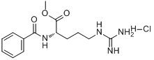 Nα-苯甲醯-L-精氨酸甲酯鹽酸鹽