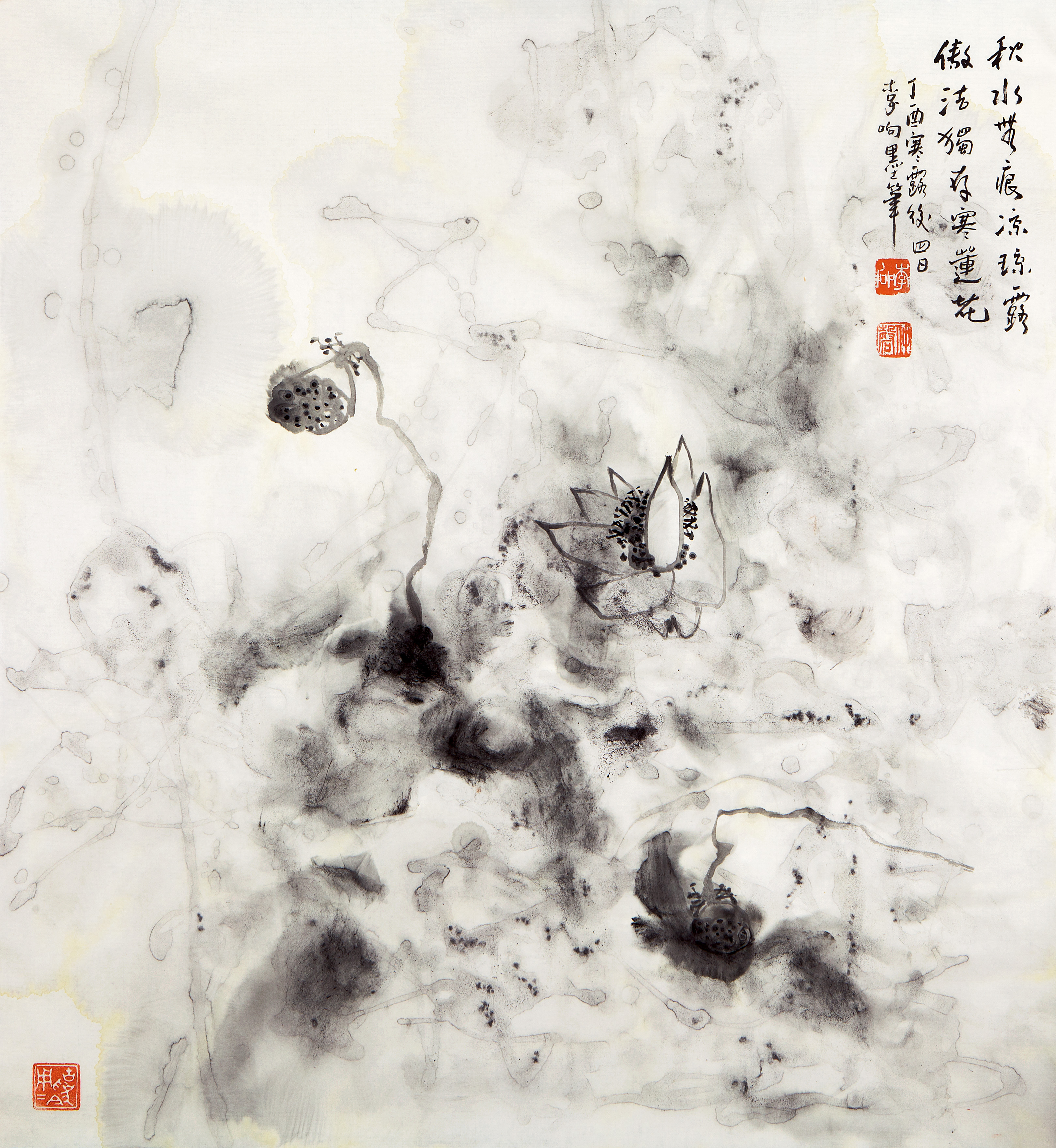 寒蓮花   98×98cm