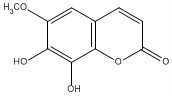 秦皮素分子結構圖