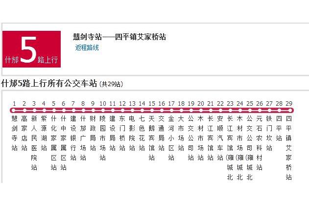 什邡公交5路