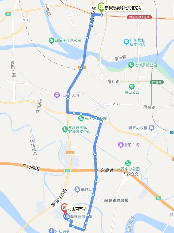 佛山公交801路