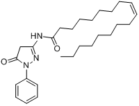 N-（4,5-二氫-5-氧代-1-苯基-1H-吡唑-3-基）-9-十八碳烯醯胺