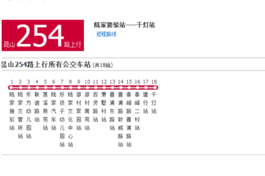 蘇州公交崑山254路