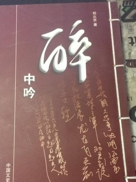 醉中吟(2005年中國文史出版社出版的圖書)