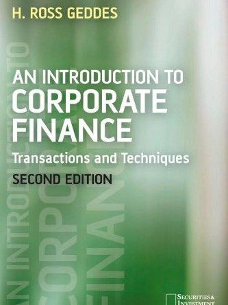 An Introduction to Corporate Finance