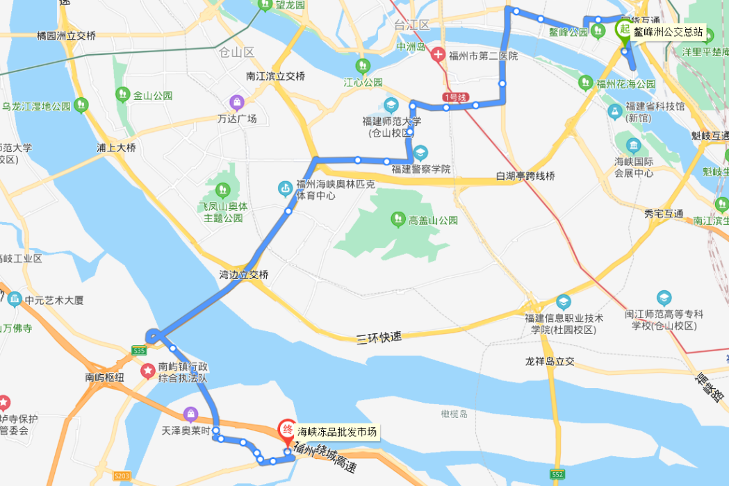 福州公交206路