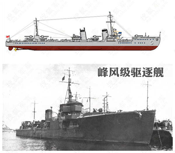 日本峰風級驅逐艦