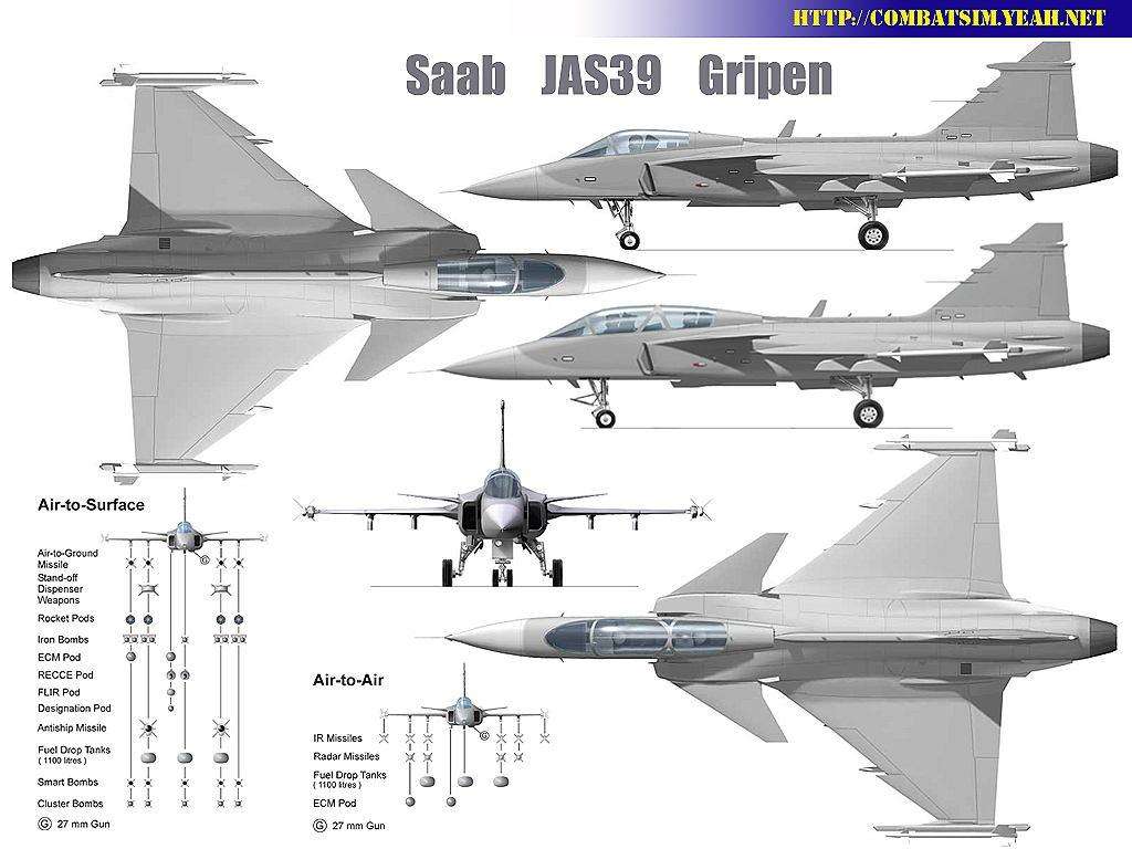 JAS-39戰鬥機(鷹獅戰鬥機)