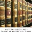 Times of Sunrise and Sunset in the United States