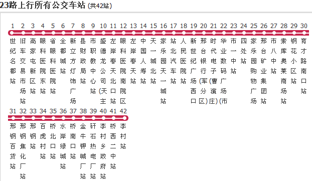 邢台公交23路