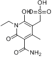 2-氧代-3-氨基甲醯基-4-甲基-5-磺甲基-6-羥基-N-乙基吡啶