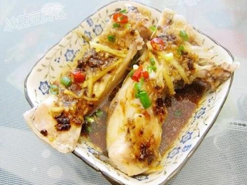 蒜蓉豆豉蒸鯇魚腩