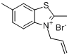 溴化-2,6-二甲基-3-（2-丙烯基）苯並噻唑翁