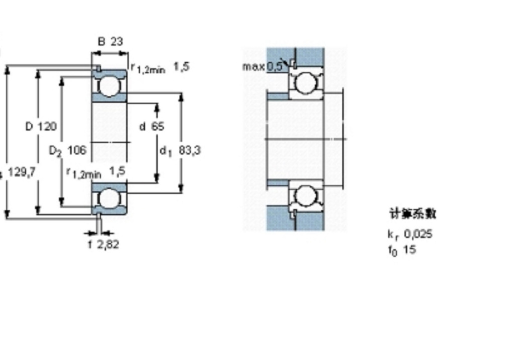 SKF 6213NR軸承