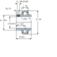 SKF YAR212-207-2FW/VA228軸承