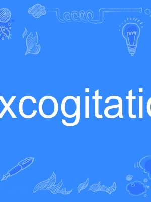 excogitation