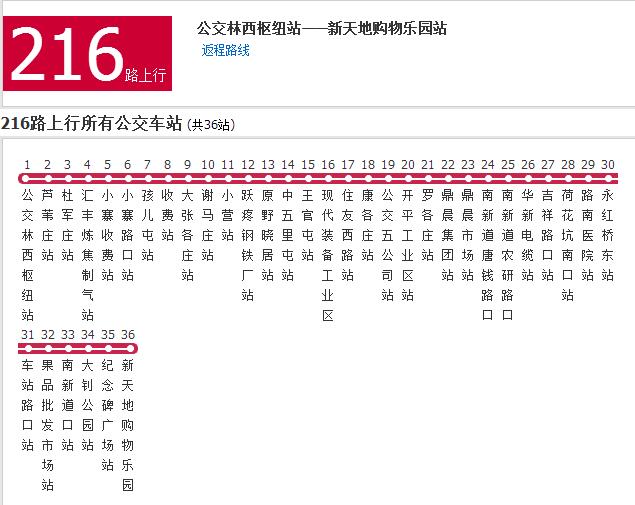 唐山公交216路