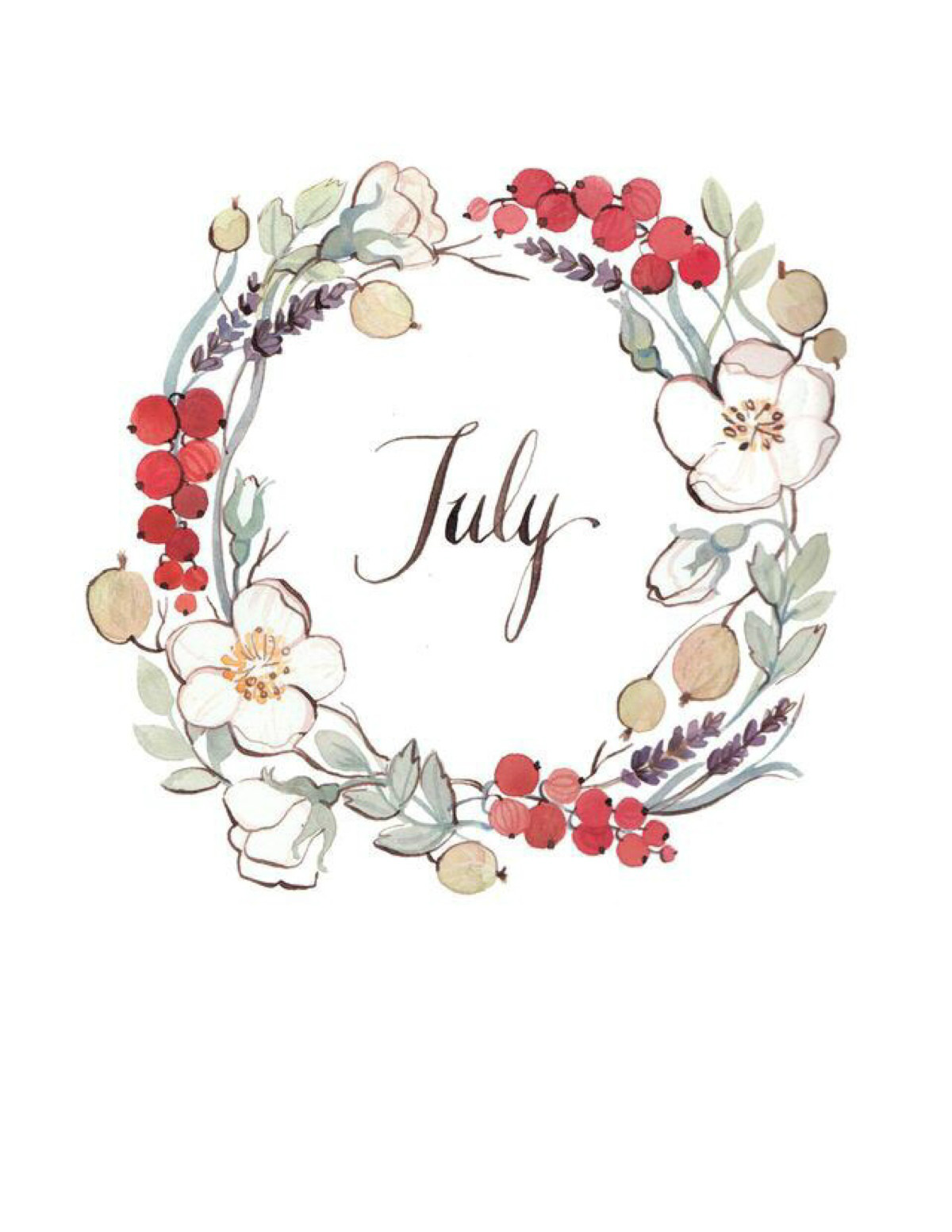 july(英文單詞)