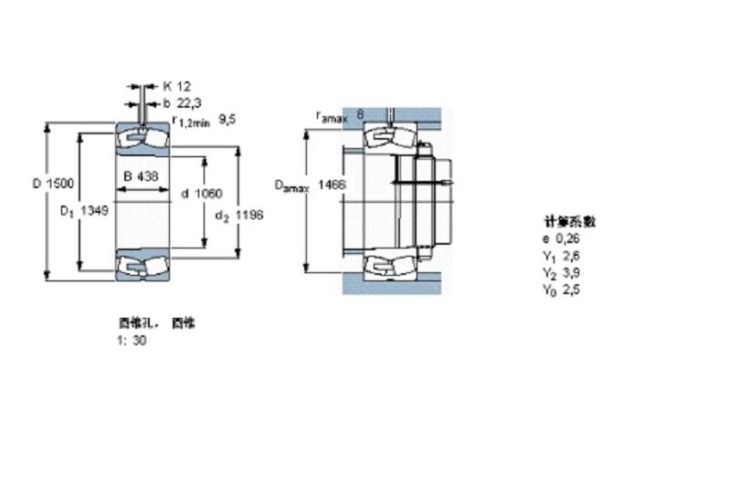 SKF 240/1060CAK30F/W33軸承