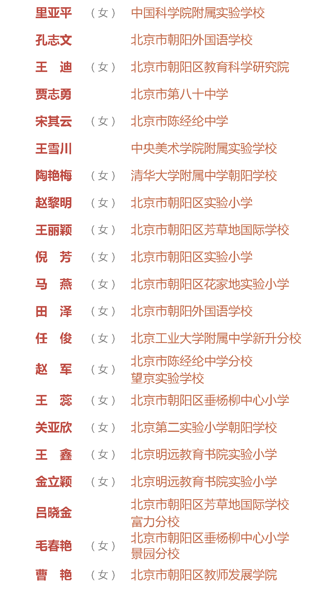 北京市優秀教師