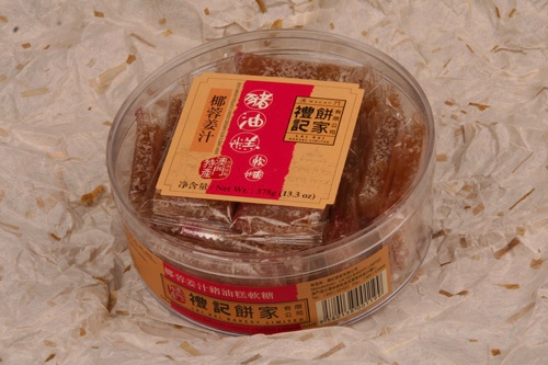 椰蓉薑汁豬油糕軟糖 點擊查看大圖