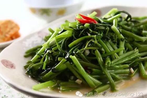 肉末沙茶醬炒通菜